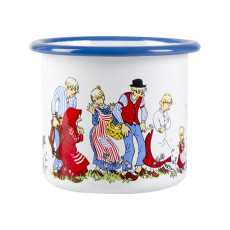 Moomin Пиала эмалированная Moomin Retro, Фрекен Снорк, 600 мл