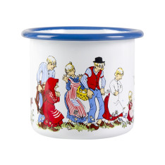 Moomin Пиала эмалированная Moomin Retro, Фрекен Снорк, 600 мл