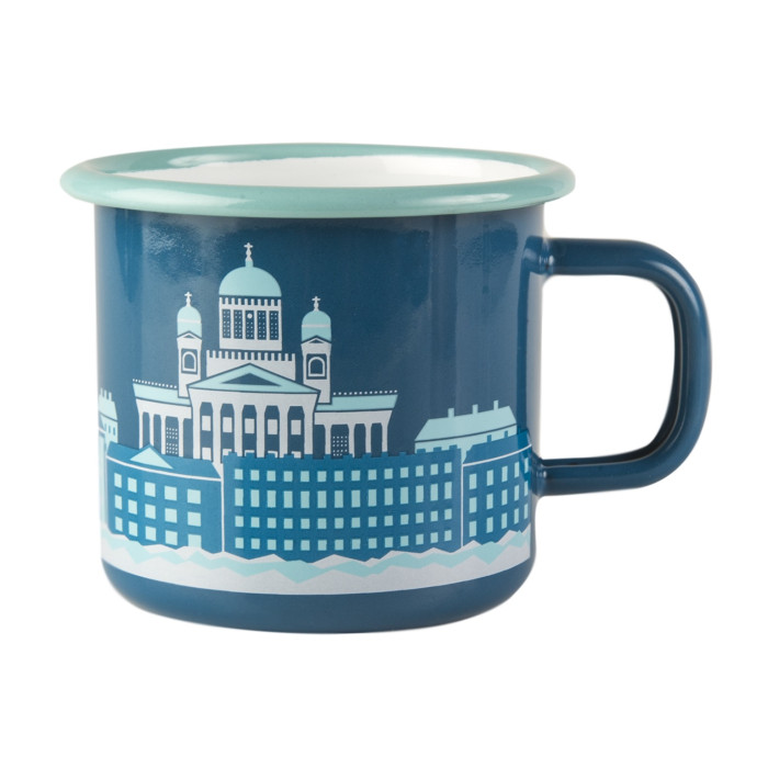 Moomin Пиала эмалированная Moomin Retro, Муми-тролль, 600 мл